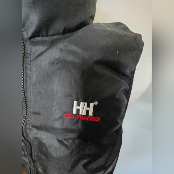 Helly Hansen Reversible Puffer Vest Blue Black Size M Streetwear Cozy Fall - Picture 6 of 10